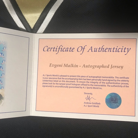 2009 Stanley cup champions signed jersey Evgeni Malkin 24/40 n set of rings 2014 - Picture 10 of 15